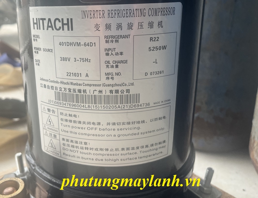 Máy nén 401DHVM-64D1 - Máy nén inverter